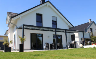 Terrassenüberdachung VSG klar