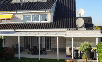 Terrassenüberdachung Alu mit Polycarbonatplatten