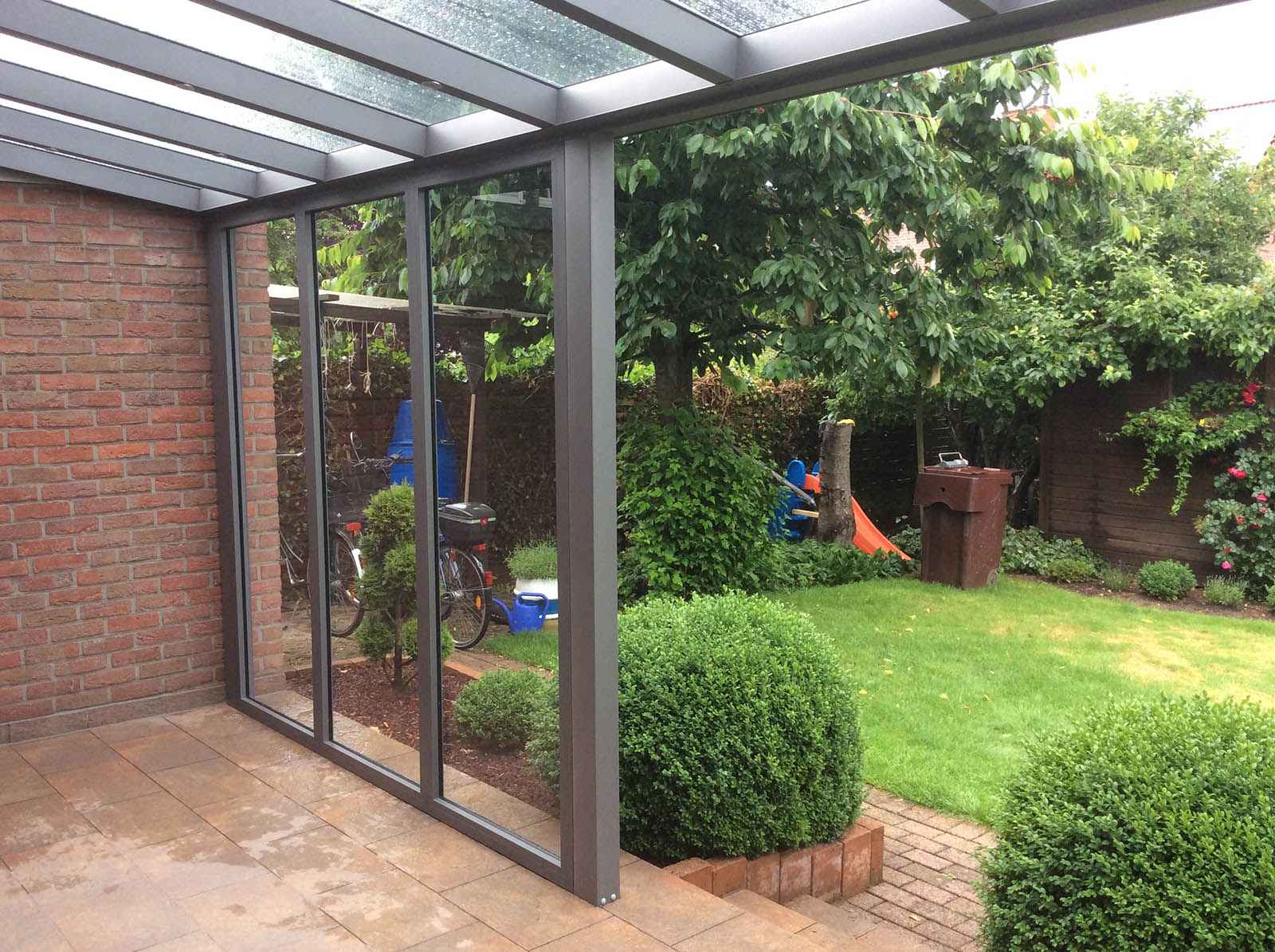 Festelement, Terrassenüberdachung