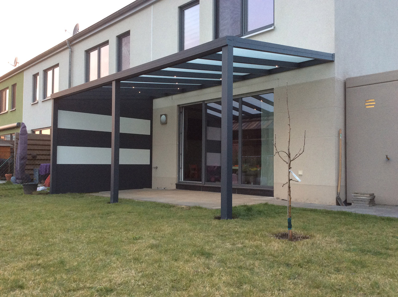 Zaunpaneele, Terrassenüberdachung